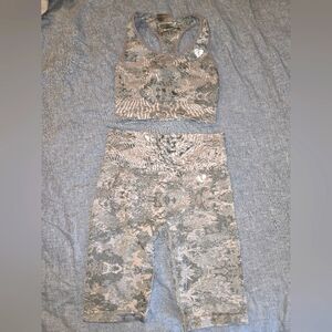 Womens Best shorts and bra set